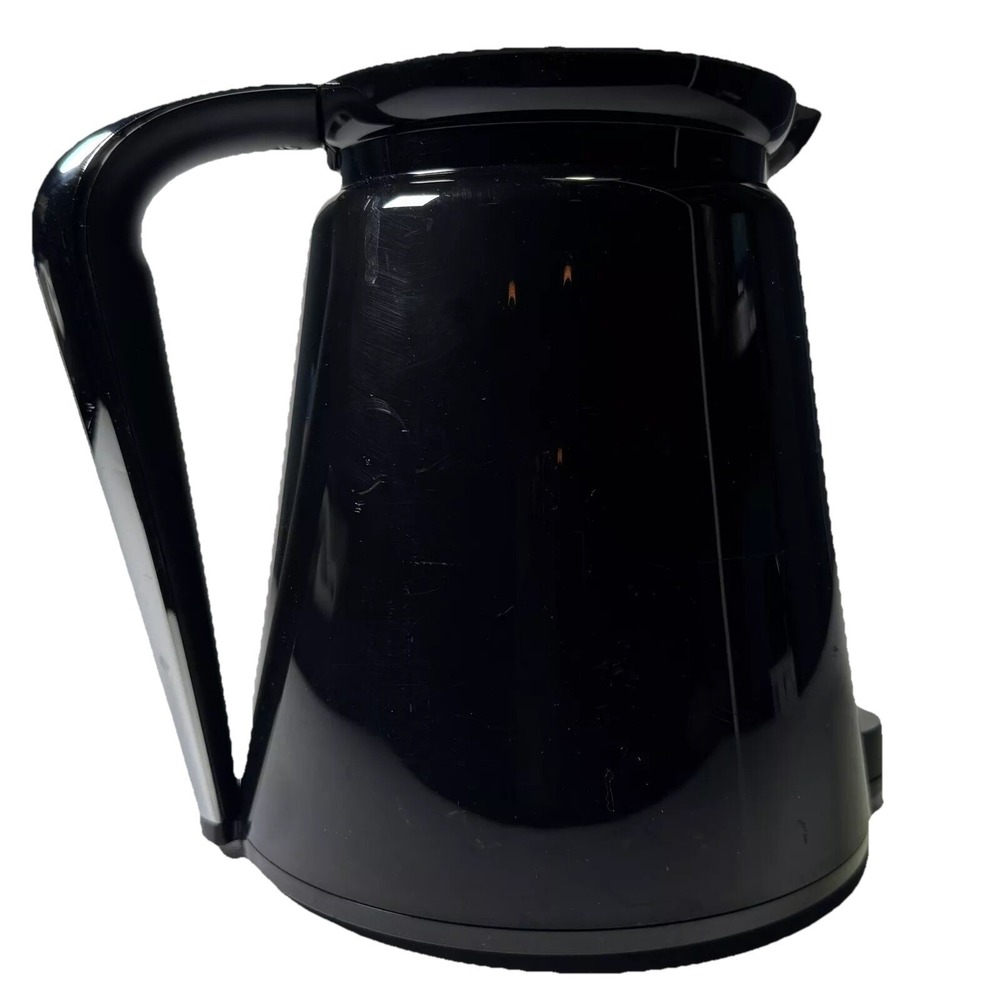 KEURIG 2.0 CARAFE‎ POT 32oz Black with Chrome Silver Handle | preowned